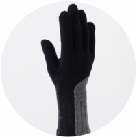 % GLOVES BLOCK Black 70% Gray 30%