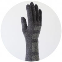 % GLOVES STRIPE Navy 60% Gray 40%