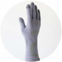 % GLOVES　LINE　Purple 80%　Gray 20%