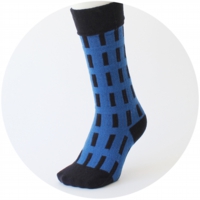 % SOCKS  LINE  Blue 60% Black 40%