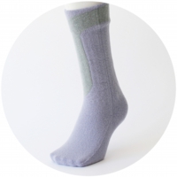 % SOCKS  LINE  Purple 80% Gray 20%