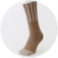 % SOCKS STRIPE Brown 70% Beige 30%