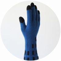 % GLOVES LINE Blue 90% Black 10%