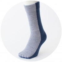 % SOCKS BLOCK Blue 50% Light blue 50%