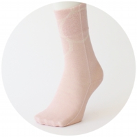 % SOCKS  CONNECT Pink 90%  Bage 10%