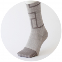 % SOCKS  CONNECT Light gray 90% Gray 10%