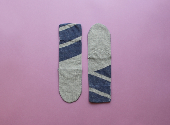 % SOCKS  CONNECT Green 70% Navy 30%