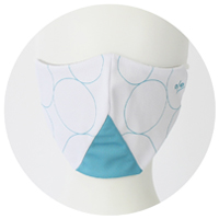 % COOL MASK　CONNECT　White 80%　Bright blue 20%